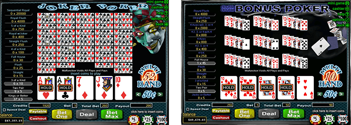 tips playing online video poker