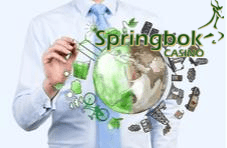 Springbok logo on an eco-friendly image