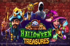 the slot game Halloween Treasures