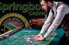 live roulette dealer at Springbok casino