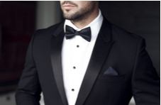 man in a tuxedo James Bond style
