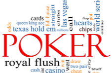 Poker terms cloud