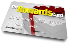 Rewards Card for using bonus points and loyalty points