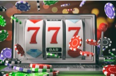 a Springbok Casino slot game on a laptop screen