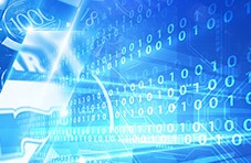 digital numbers floating around