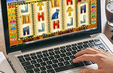 a Springbok slot game on a player's screen 