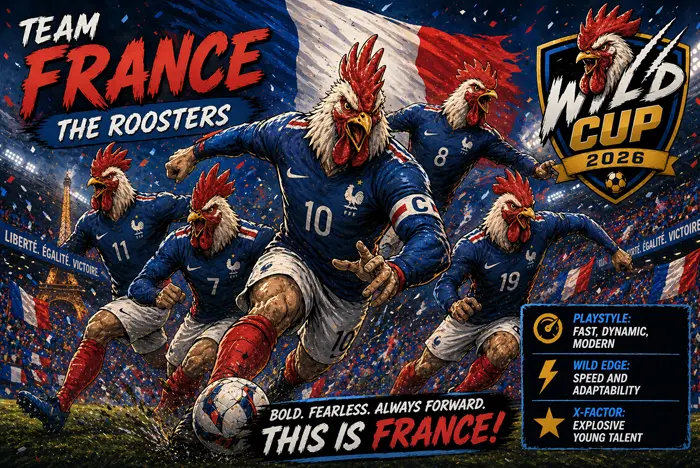 Team France - The Roosters